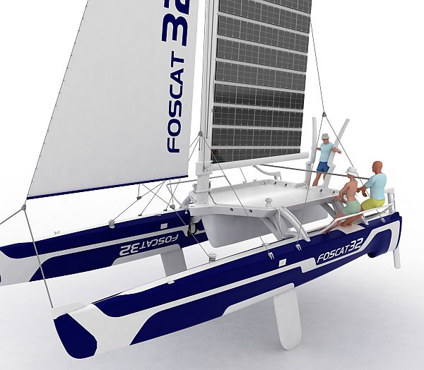 foscat 32 folding solar catamaran 2