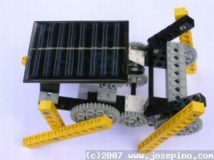 four legs solar robot