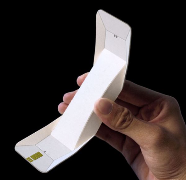 Fully Functional Paper Origami Cellphone Design: