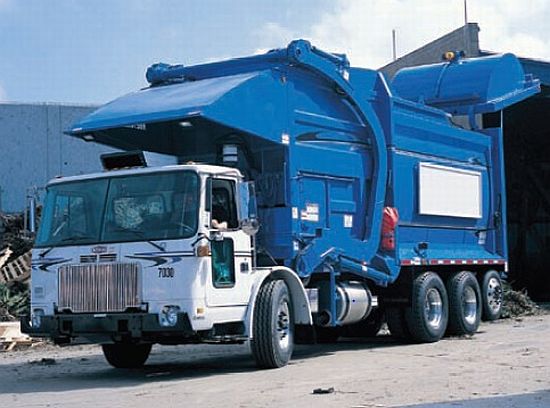 garbage truck powered by garbage