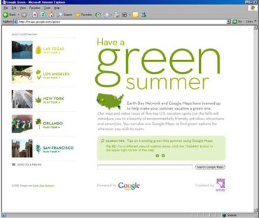 google goes green