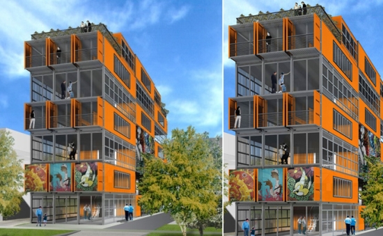 green living in city center
