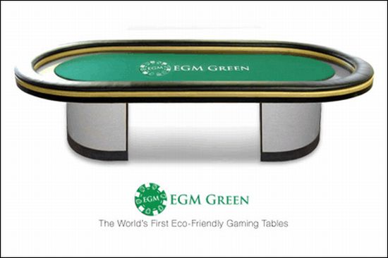 green poker table