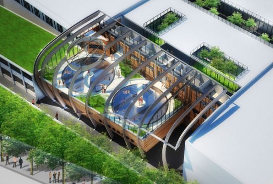 green wave swimming pool 3
