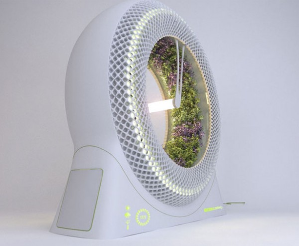 Green Hydroponic Wheel Concept by Libero Rutilo