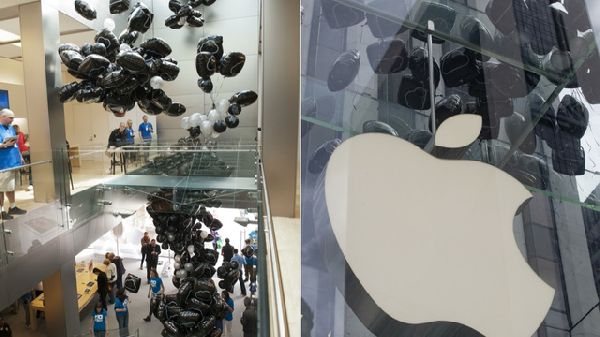 Greenpeace Ambushes Apple Stores With Balloon Prank