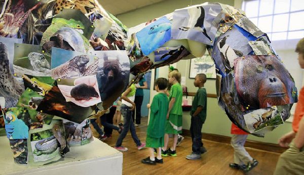 Gretna students create a sculpture walk