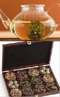 hand woven organic tea in presentation box