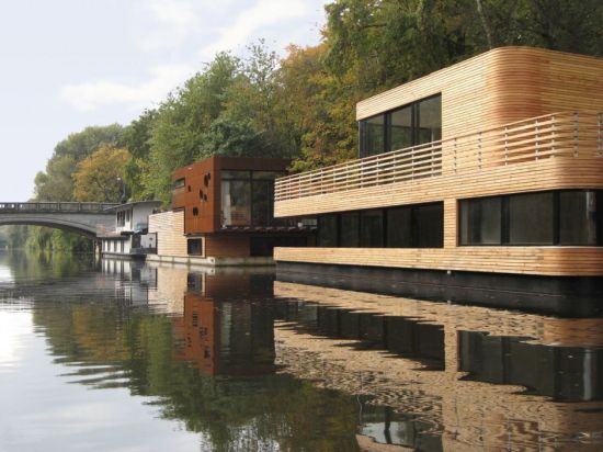 houseboat by rost niderehe architects 2
