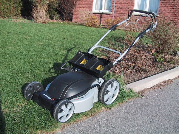 solar powered lawn mower