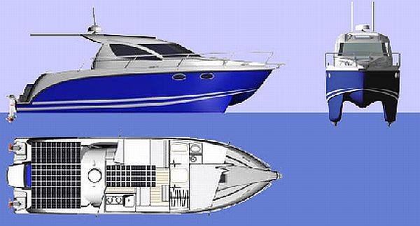 hybrid catamaran 3