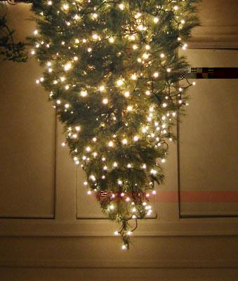 inverted christmas tree