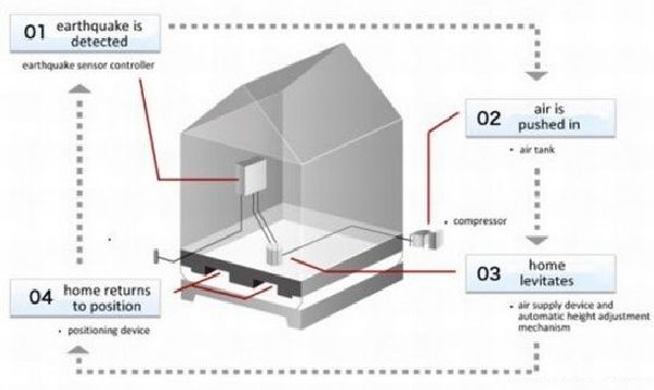 Japan testing giant airbags to protect houses during earthquakes