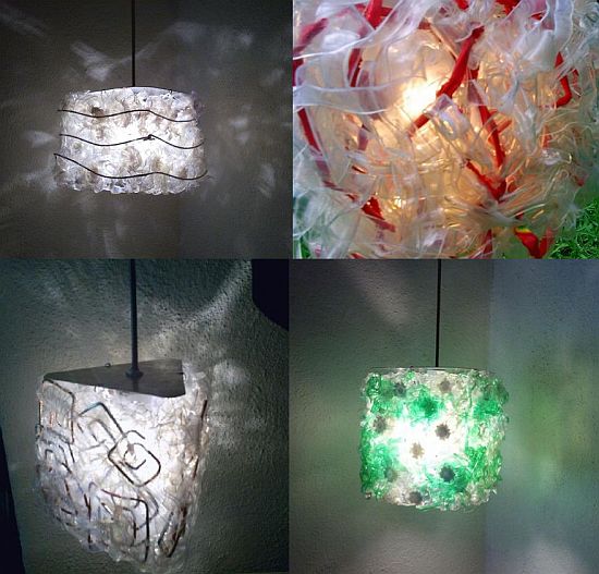 junk to art plastic lamps V3prJ 7071