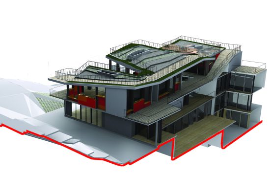 justified architecture in a landscape of transform