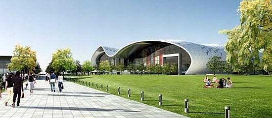 kaohsiung exhibition and convention centre by cox 