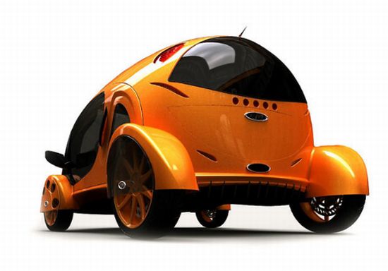 kawkaba fully electric micro car with futuristic touch