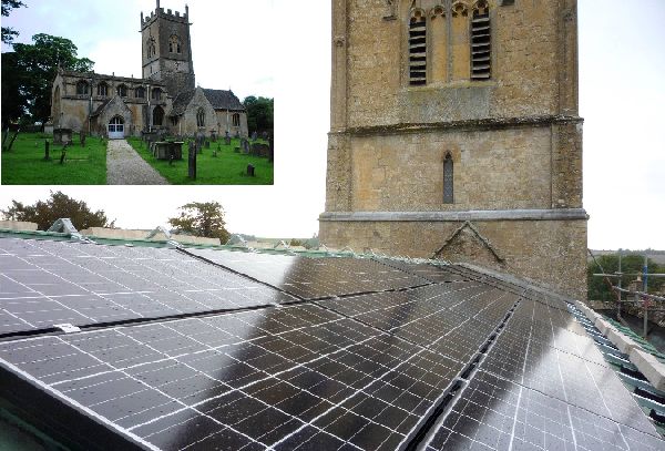 KYOCERA supplies solar modules for England's fisrst Zero Carbon church