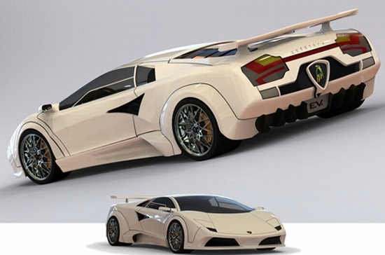 Eco Cars: Solar and wind-powered Lamborghini Countach EV offers a self ...