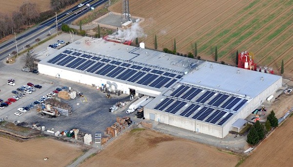 Largest Solar Water Heating System in the State of California Completed in Fruit Processing Plant