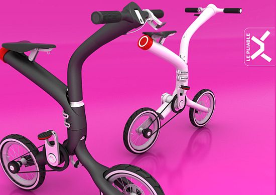 le pliable concept folding bike by saul maret 3