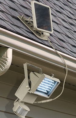 led solar motion sensing light