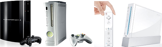 major game consoles