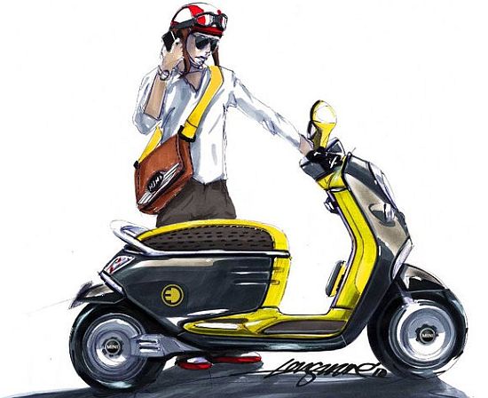 mini electric scooter concept 2