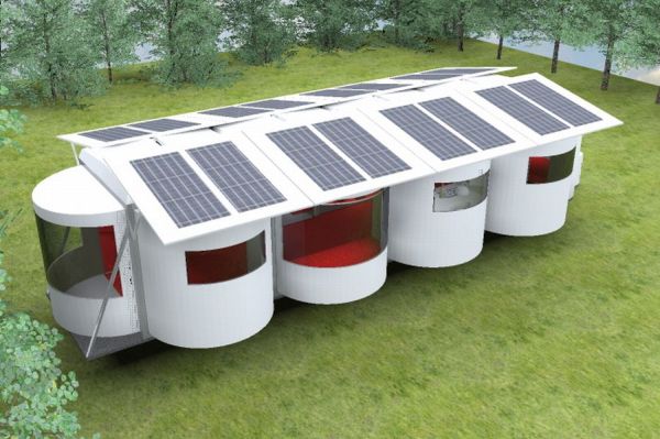 Modular Solar caravan