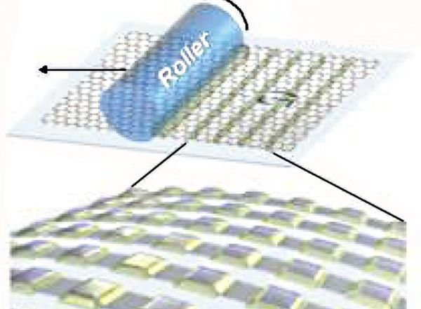 Motorized roller could mass-produce graphene-based devices