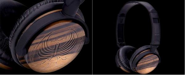 Natural Ebony Headphones Use Wood to Deliver Rock
