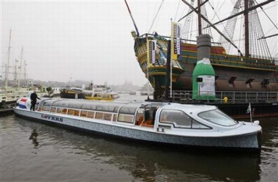 nemo h2 hydrogen fuel cell canal boat