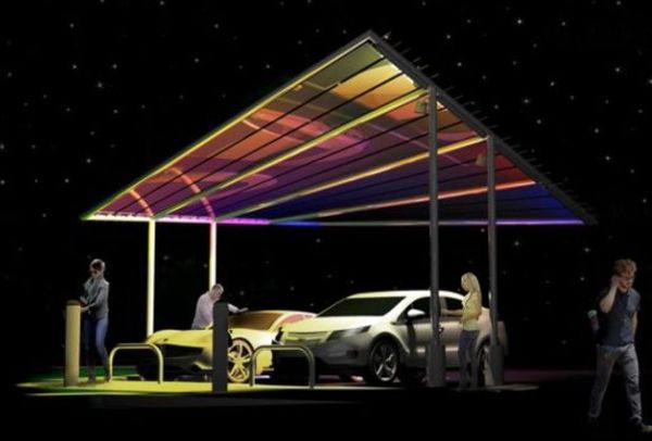 New York company pitches Solar Sail EV charging stations