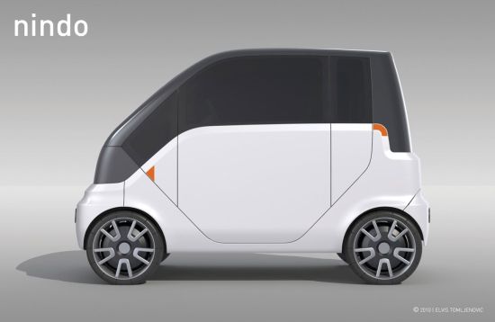 nindo concept electric microcar by elvis tomljenov