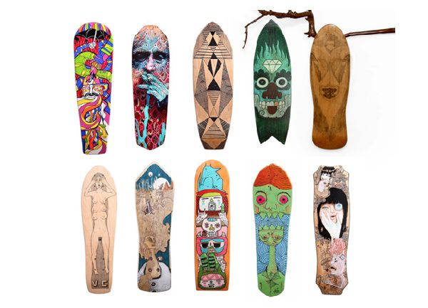 Old Skateboards Amazing Artwork