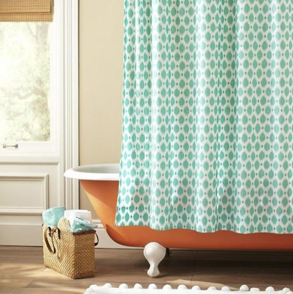 Organic shower curtain