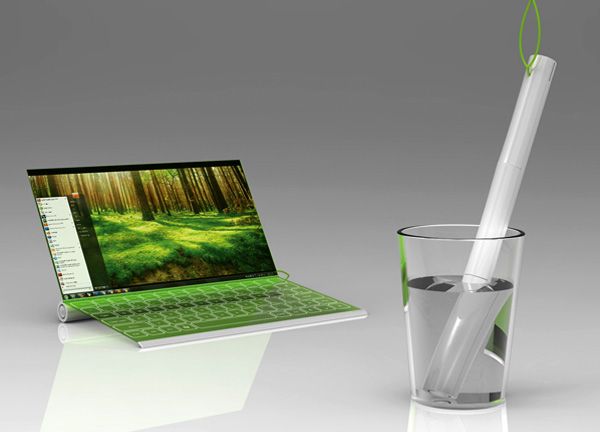 Plantbook Laptop Concept