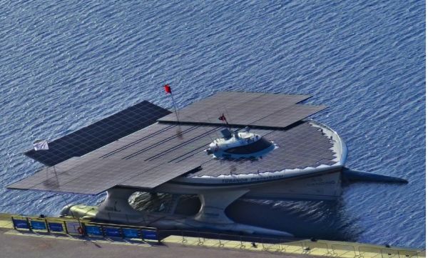 Powering the Electric Grid with Solar Boats