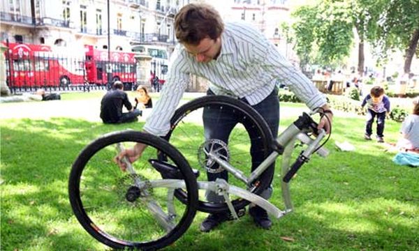 Prototype folding bike