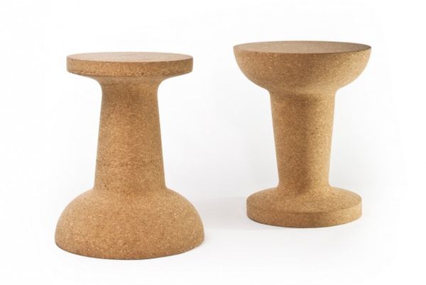 Pushpin cork stool by cooima design