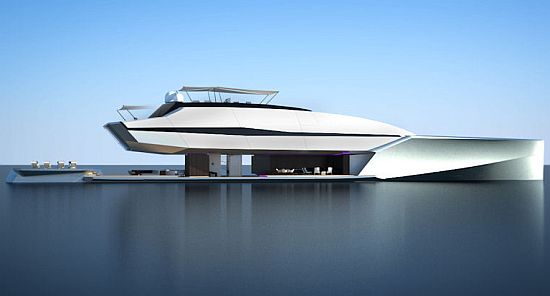 ra concept superyacht powered by a hybrid propulsi