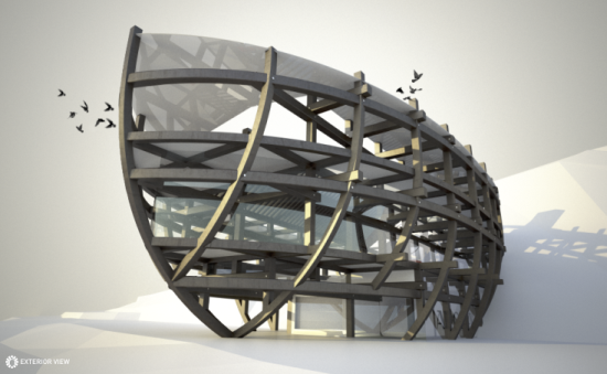 ravens ark concept pavilion to be a safe haven for