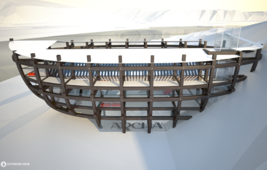 ravens ark concept pavilion to be a safe haven for