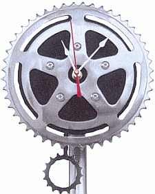 recycled bicycle gear clock 2