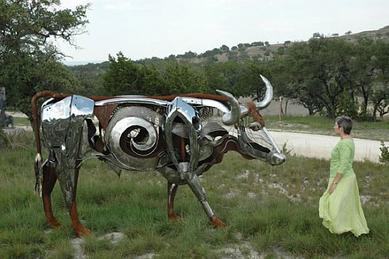 recycled bull 1