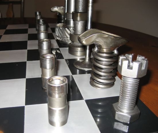 recycled chess set 3