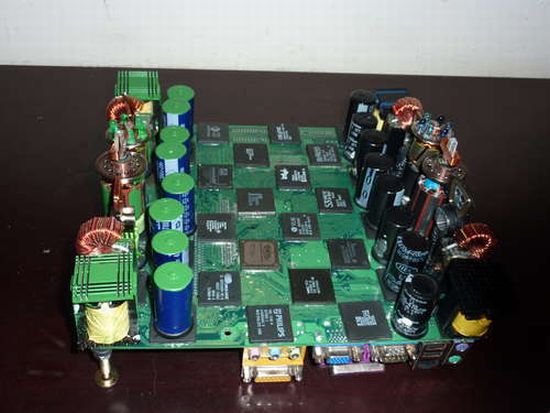 recycled chess set 8