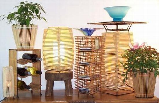 recycled chopsticks lamp yMKZc 7071