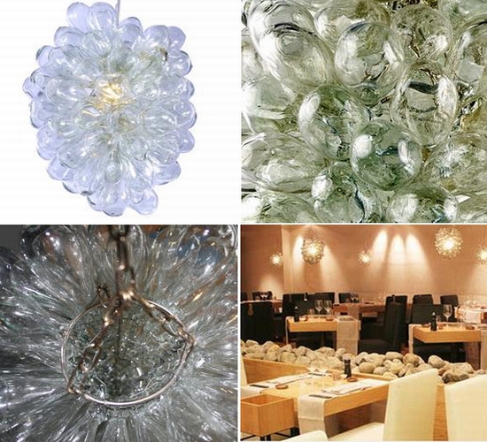 recycled glass grape light recycled glass grape light