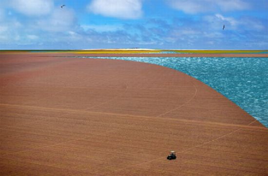 recycled plastic island by whim architecture 2